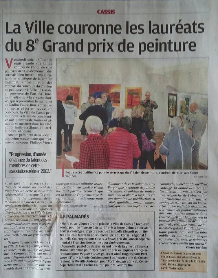Photo journal prix cassis 1